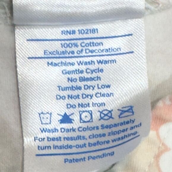 Halo SleepSack Baby Teddy Bear Print Pattern Cotton Wearable Blanket. Small. - Picture 4 of 5